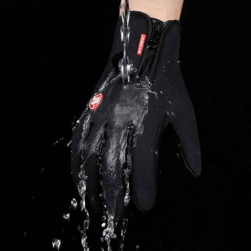 Touchscreen Winter Gloves — Waterproof, Fleece-Lined